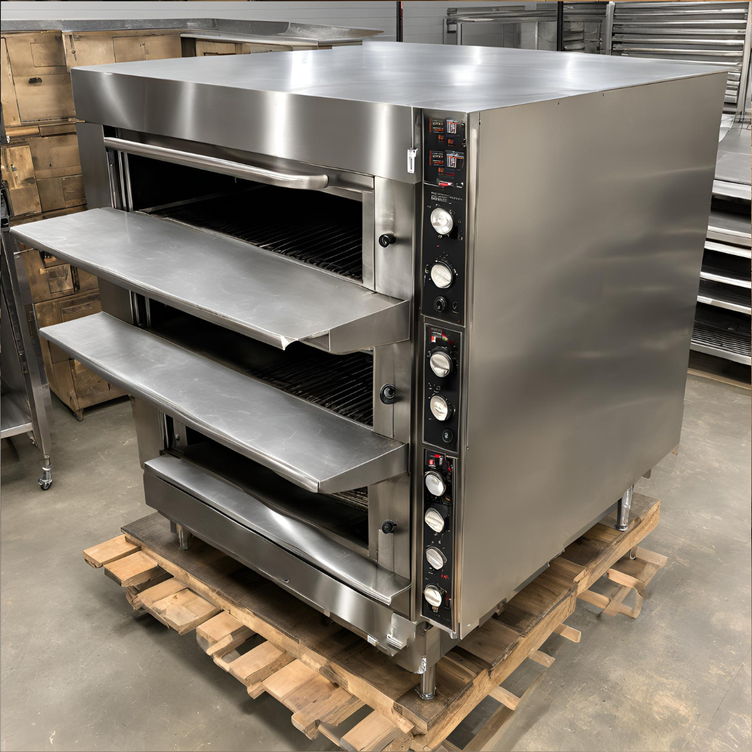 Used Montague 24P Double Deck Pizza Oven